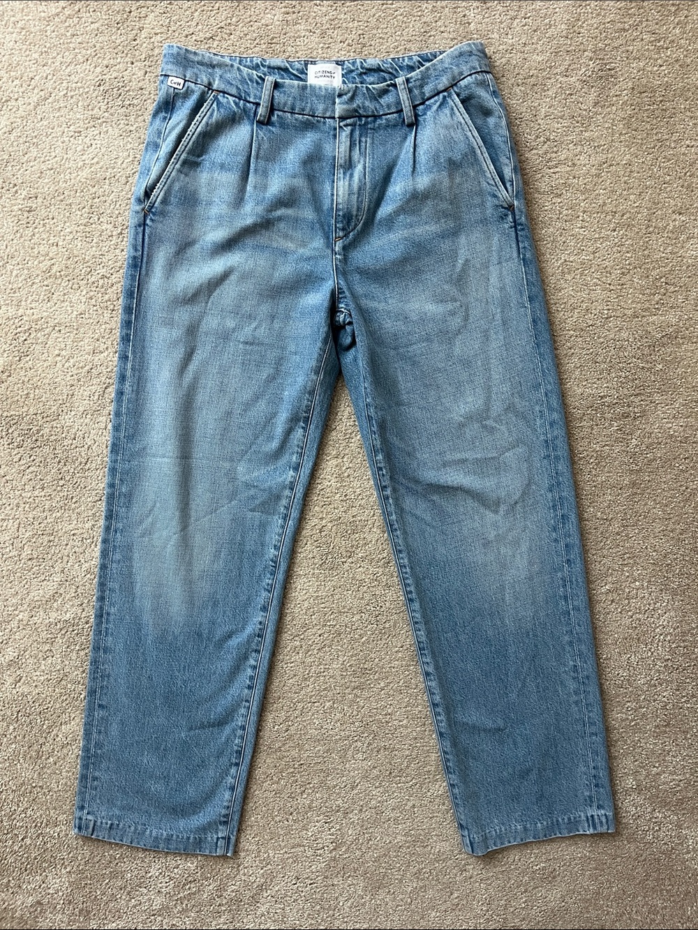 Citizens of Humanity relaxed Mallory trouser pocket denim - NEVER WORN